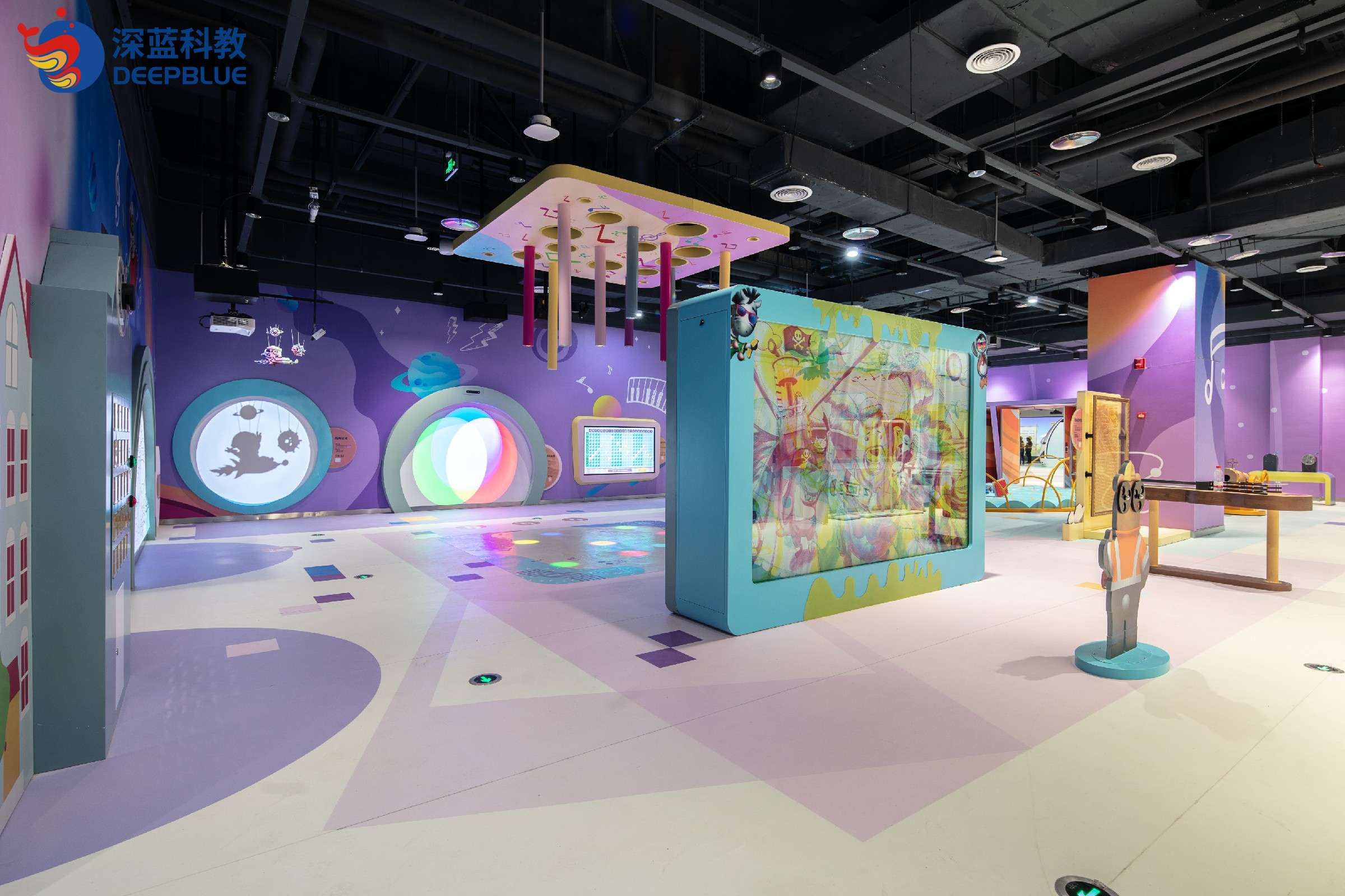 Kidzplorer智樂(lè)空間兒童探索館方案｜太空叢林藝術(shù)多主題整館設(shè)計(jì)_深藍(lán)科教