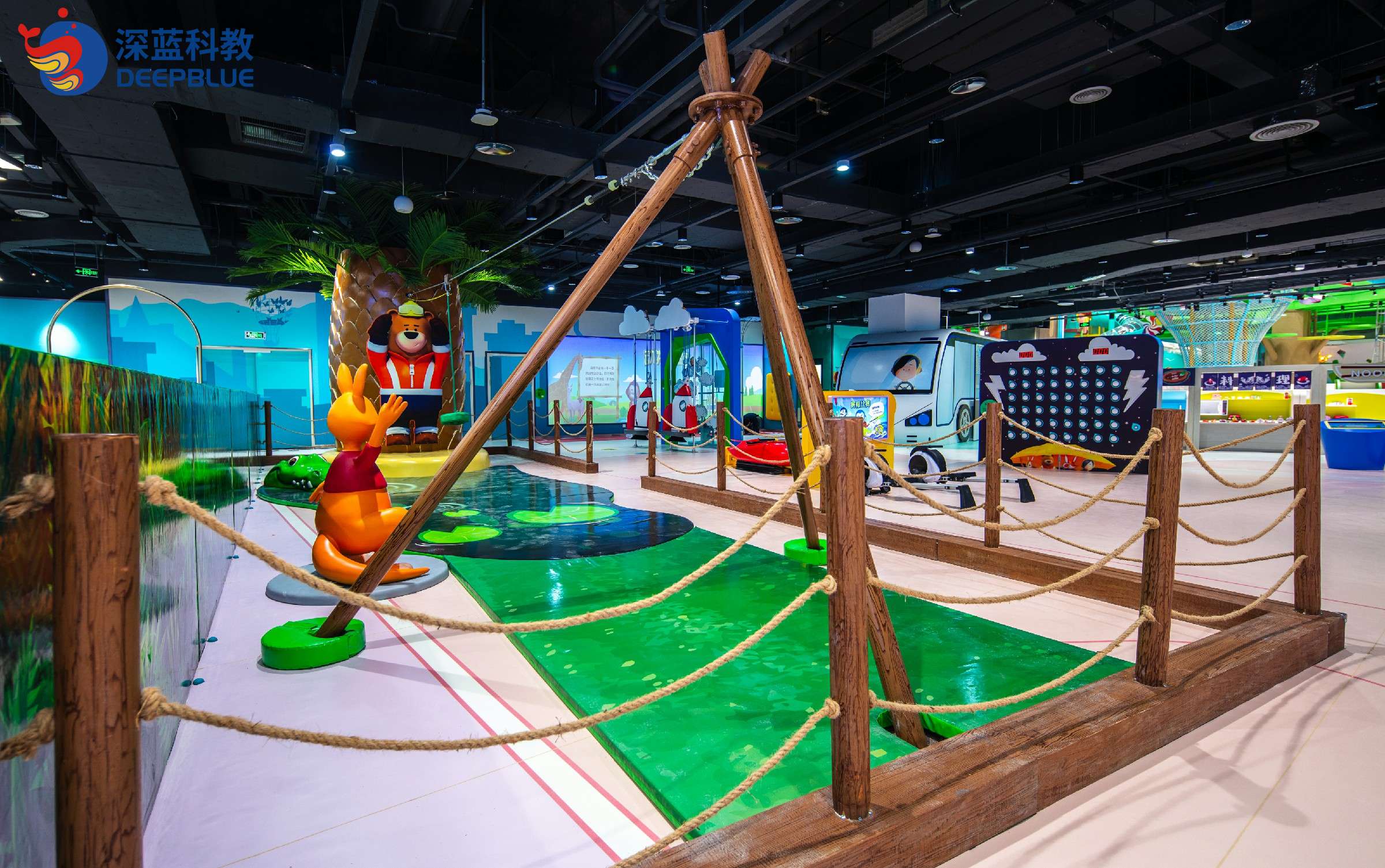 Kidzplorer智樂(lè)空間兒童探索館方案｜太空叢林藝術(shù)多主題整館設(shè)計(jì)_深藍(lán)科教